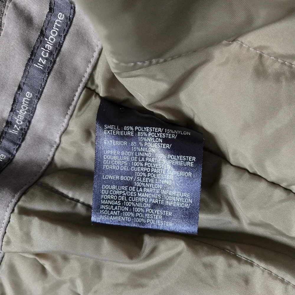 Vintage Liz Claiborne Women's Hooded Winter Coat - Picture 8 of 11